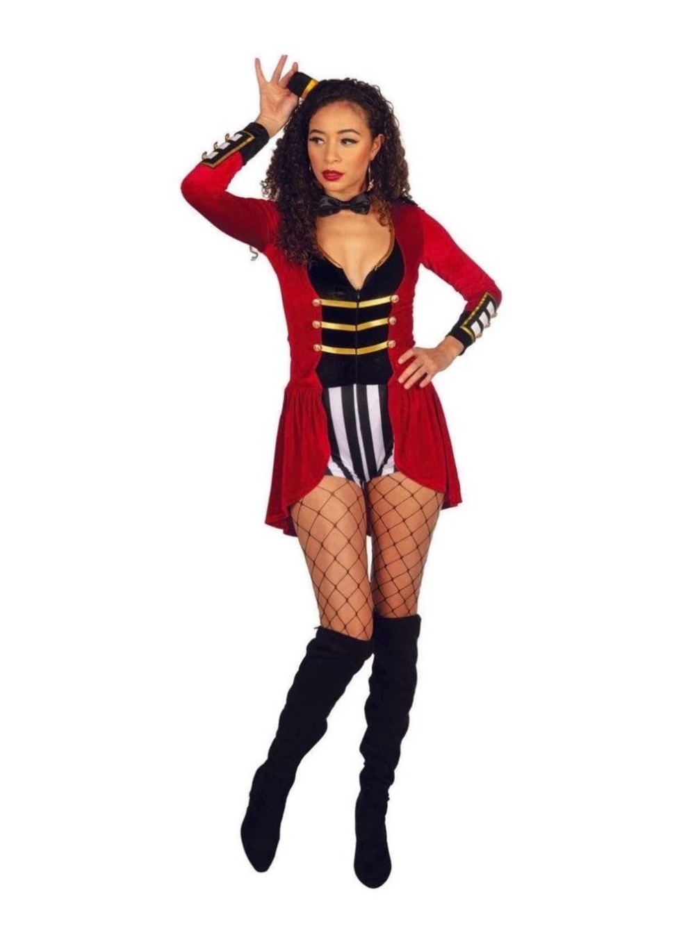 Tipsy Elves Lion Tamer Costume Bodysuit Set NWT